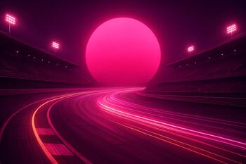 Arena skin with magenta sun center