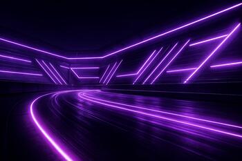 Arena skin with violet streak lines