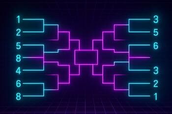 Bracket wall with neon connectors